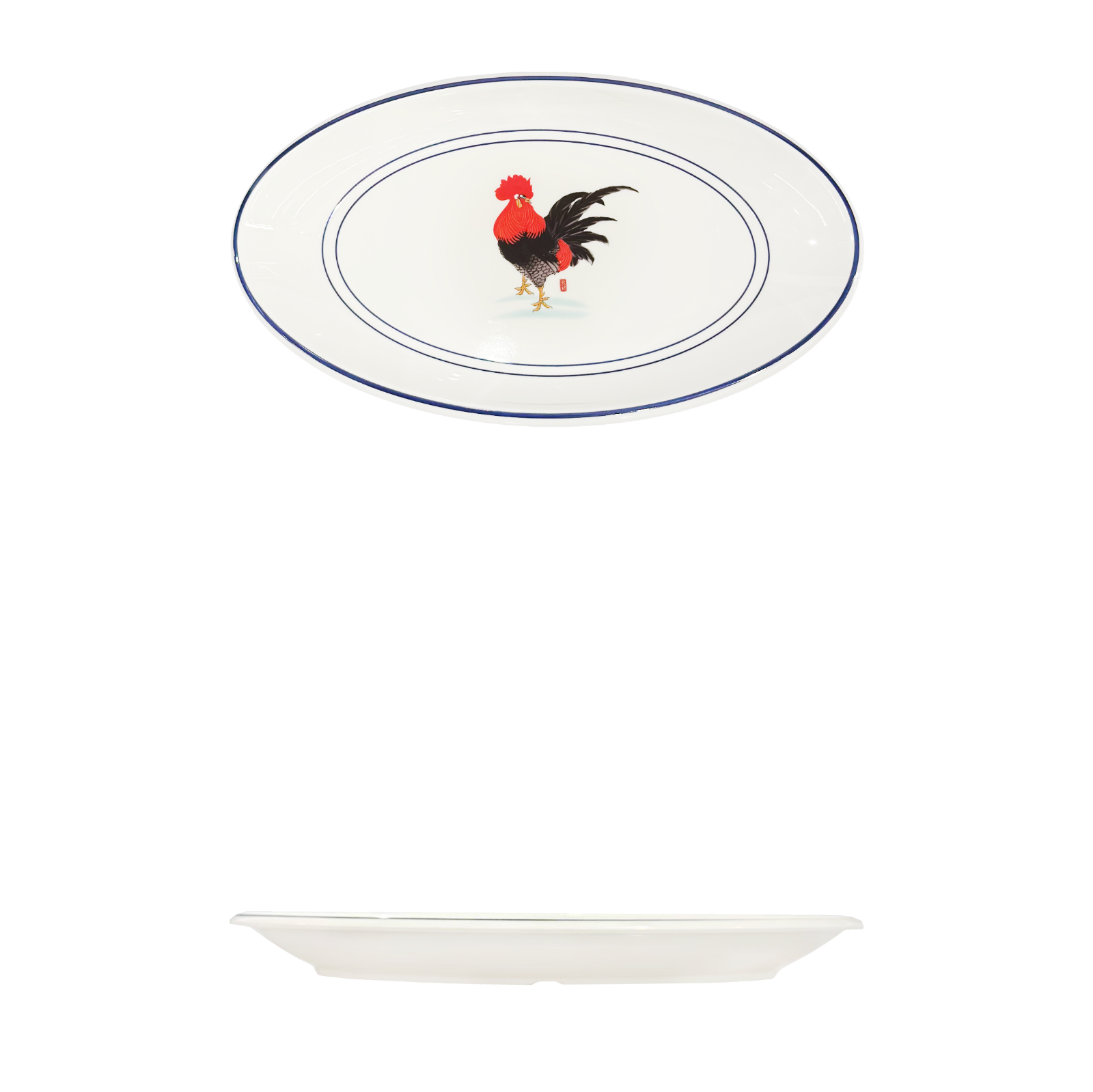 HR-SXGJ-14-Fish-pond-plate-14''-鱼池盘