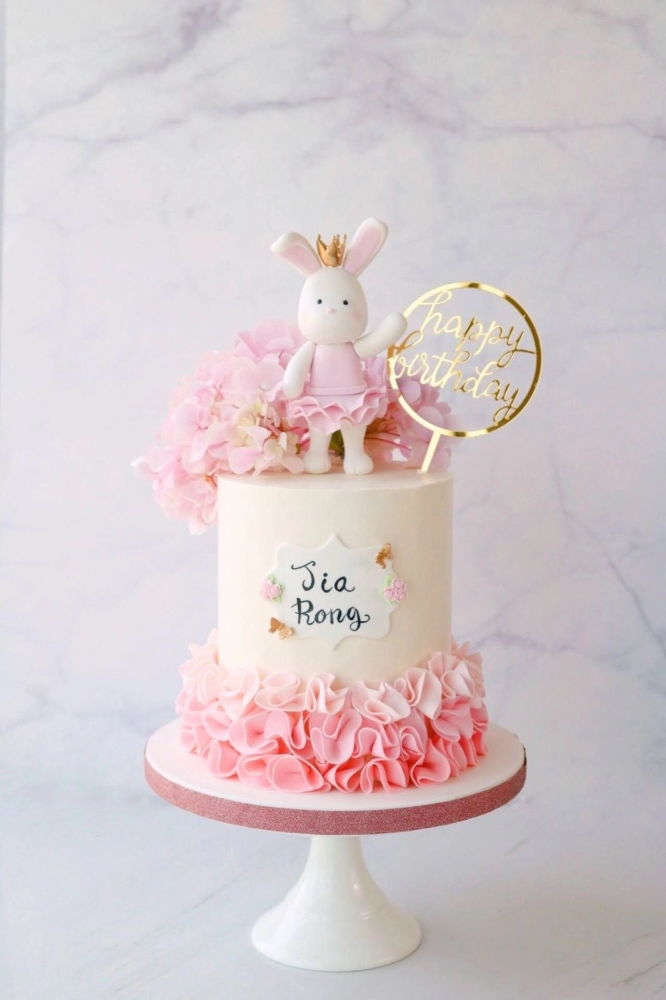 Bunny Ballerina Cake