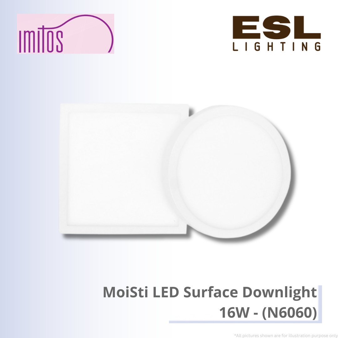 IMITOS MoiSti LED Surface Downlight 16W - N6060 [SIRIM]