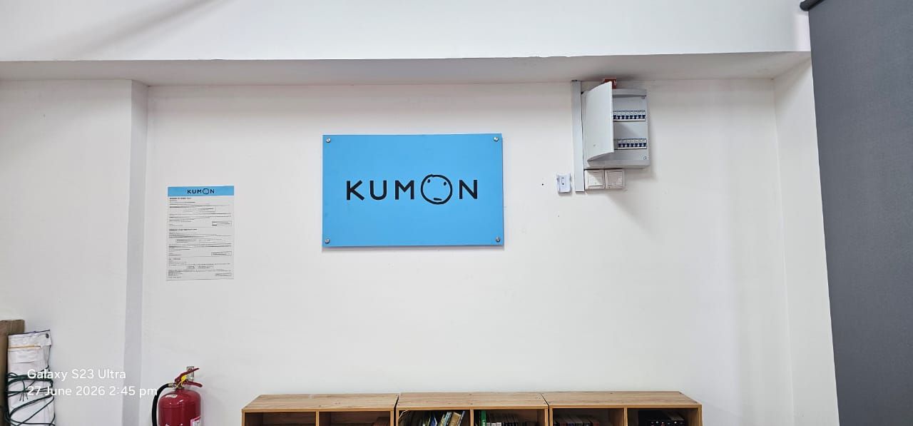 KUMON ACRYLIC SIGNAGE  INSTALL AT KAPAR