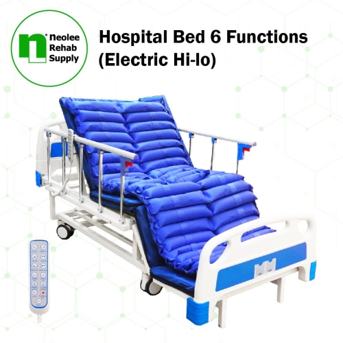 NL606D Hospital Bed 6 Functions (Electric Hi-lo)