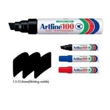 ARTLINE 100 PERMENANT MARKER -BLACK (1 PCS)