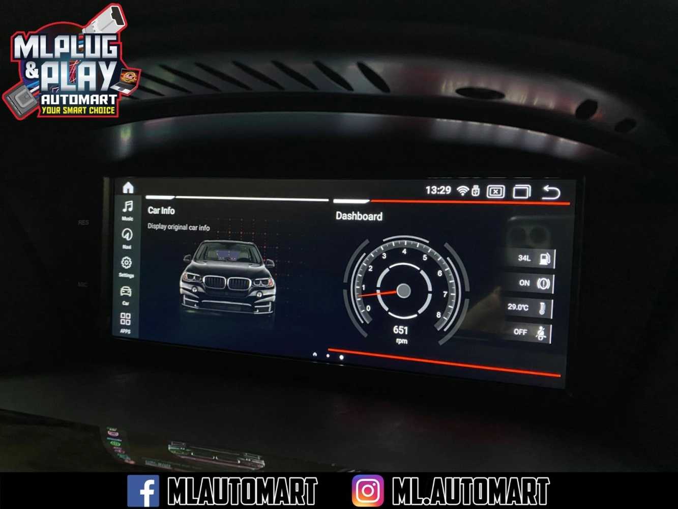 BMW 6 Series E63 Android Monitor