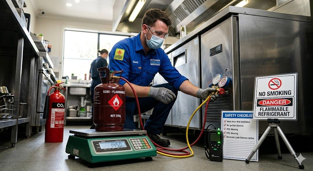 propane refrigerant charging procedure