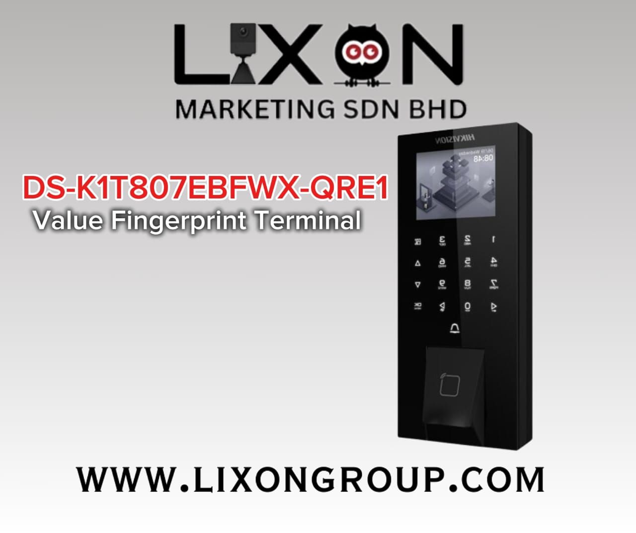 HIK VISION DS-K1T807EBFWX-QRE1 Value Fingerprint Terminal