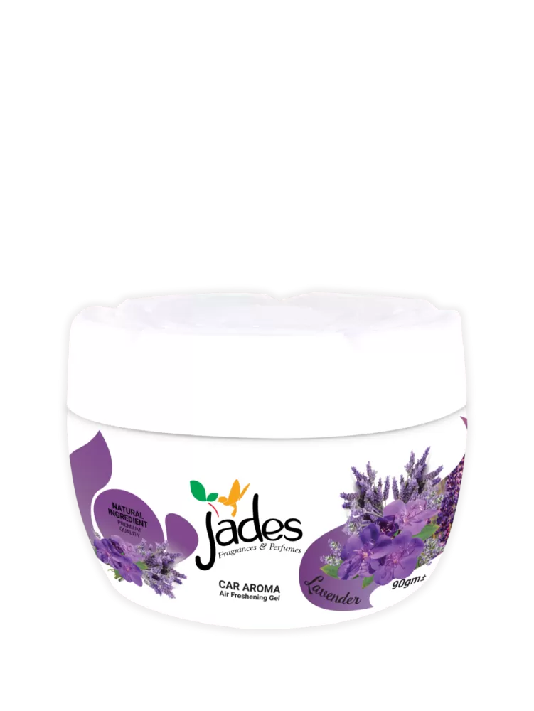 Jades Car Aroma Gel 90gm - Lavender (Air Freshener Car)