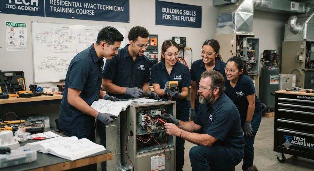 Residential HVAC technician training course