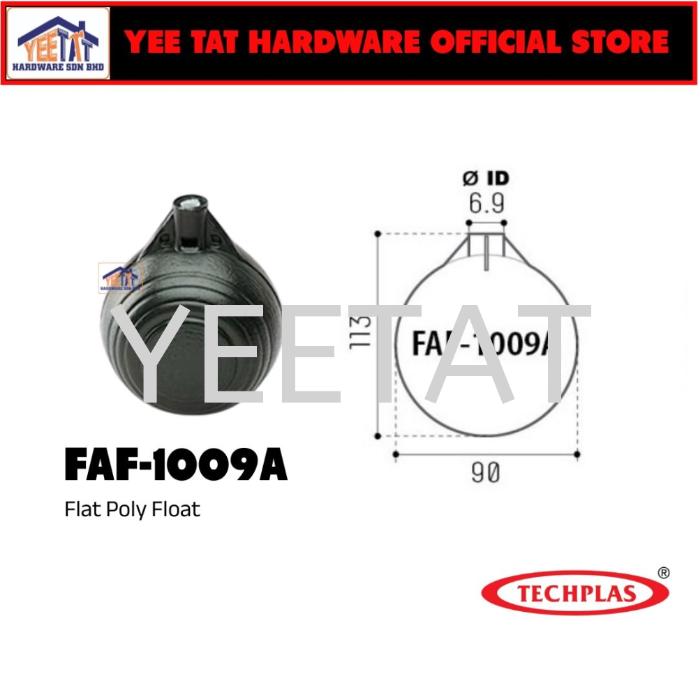 [ TECHPLAS ] FAF-1008/1009/1009A REPLACEMENT FLOAT BALL