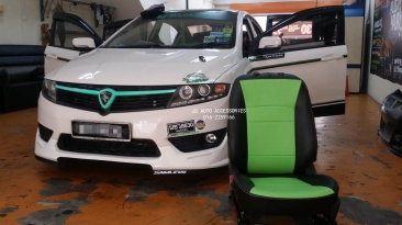 Proton Preve Leather Car Seat Installation from Cheras