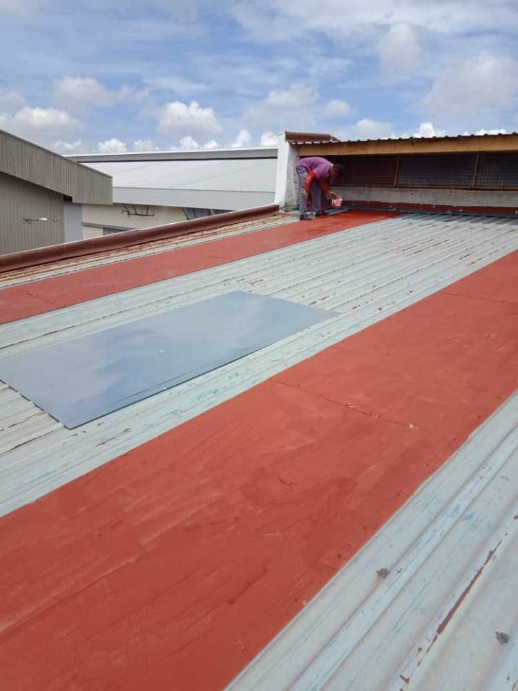 Metal Roof Leak Repair Service @ Subang Warehouse