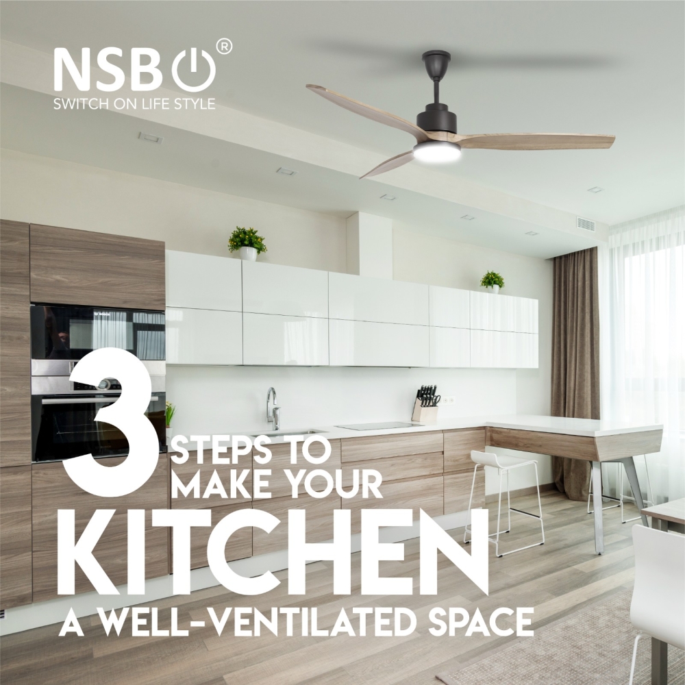 3 Steps to make your Kitchen a well-ventilated space 