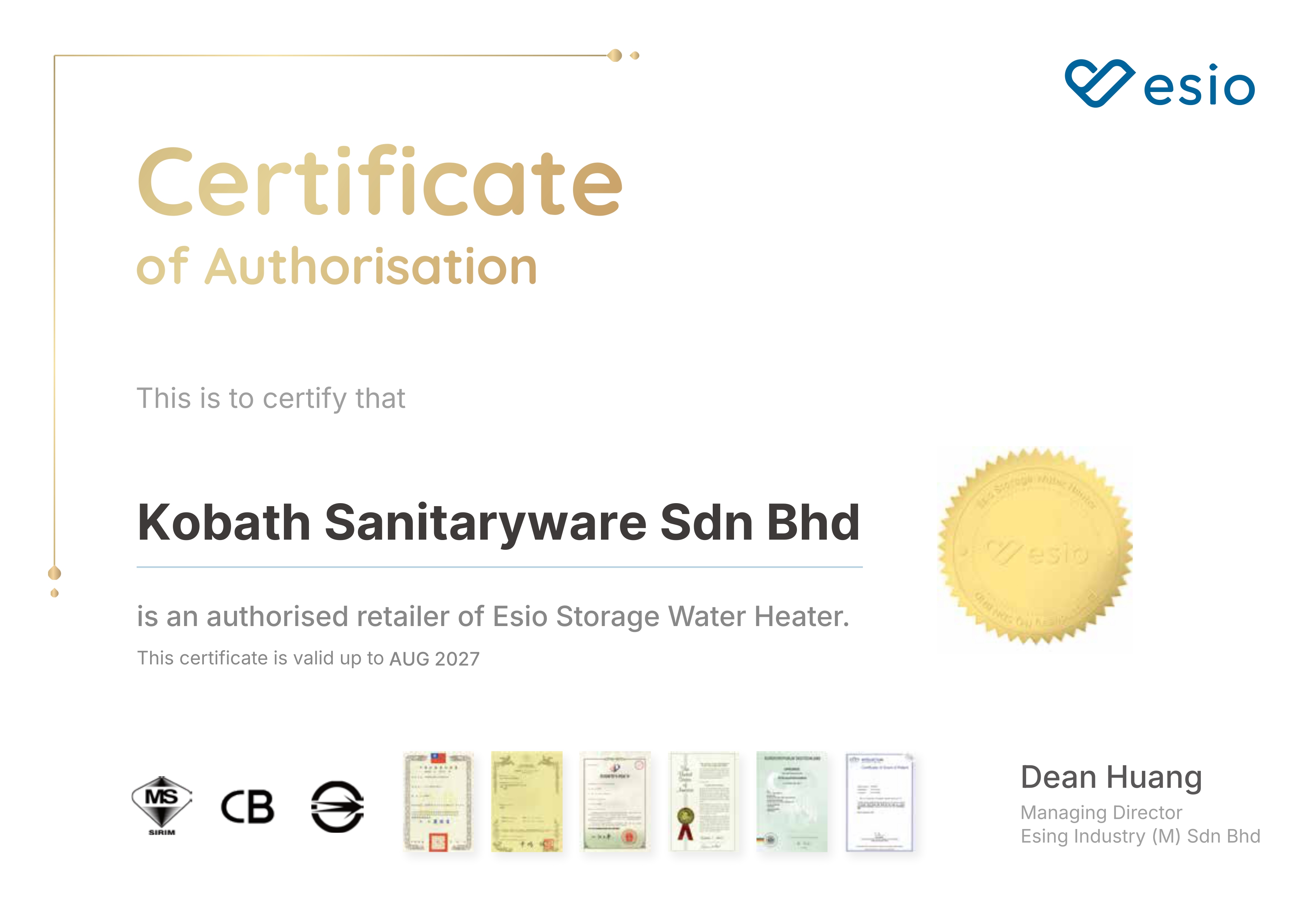 Certification