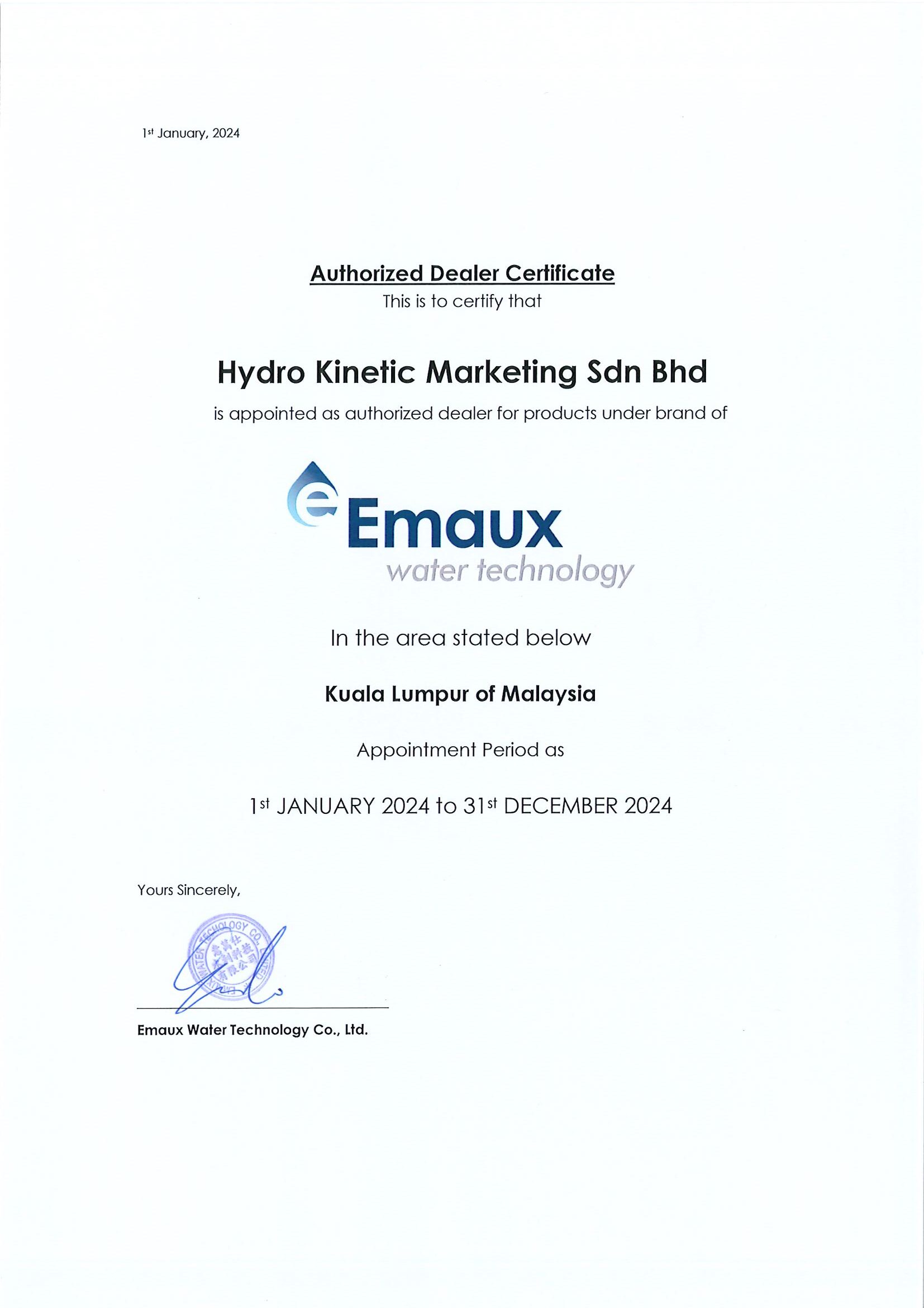 Certification