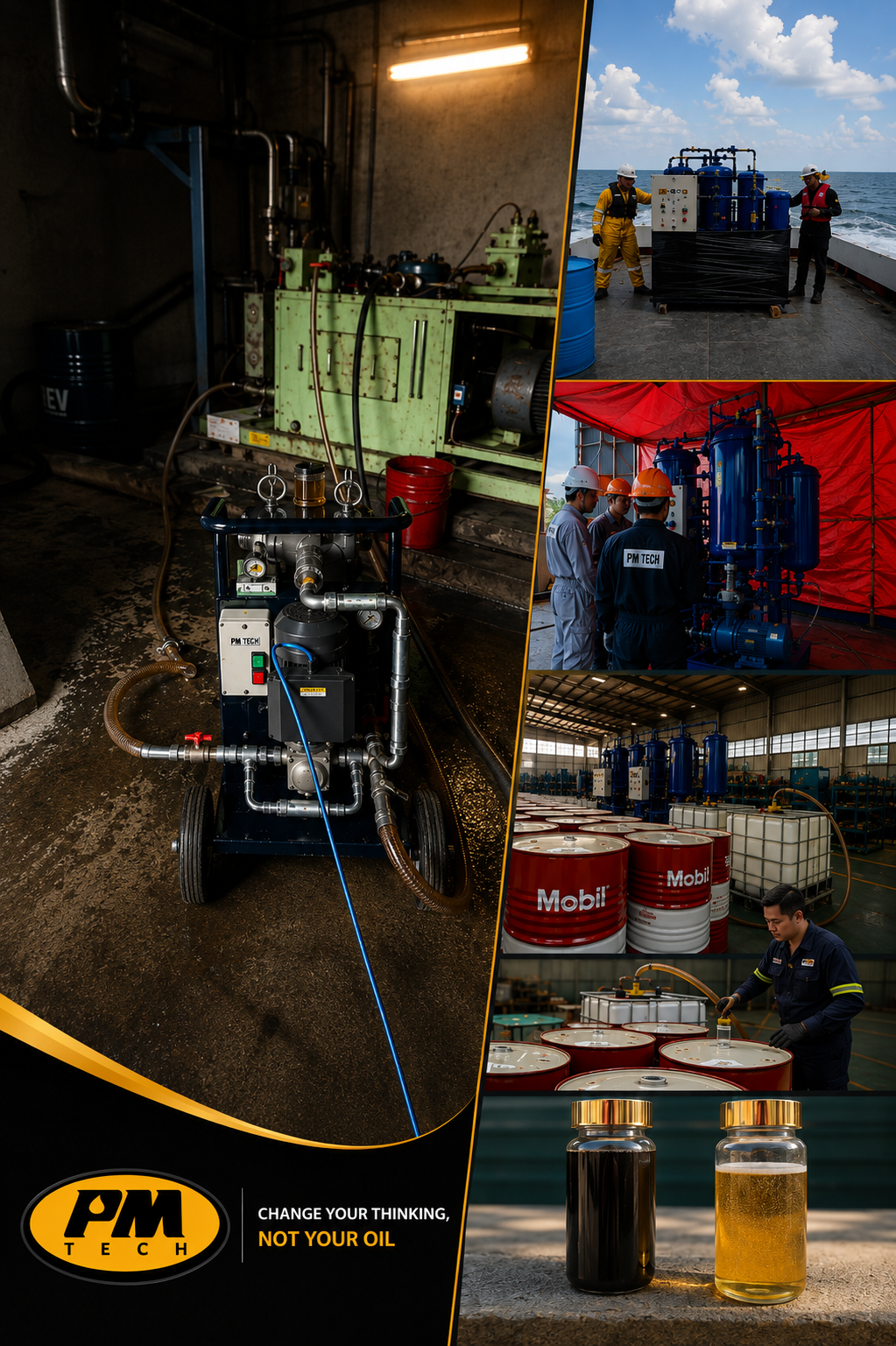 PM Tech Filtration industrial oil purification and filtration services