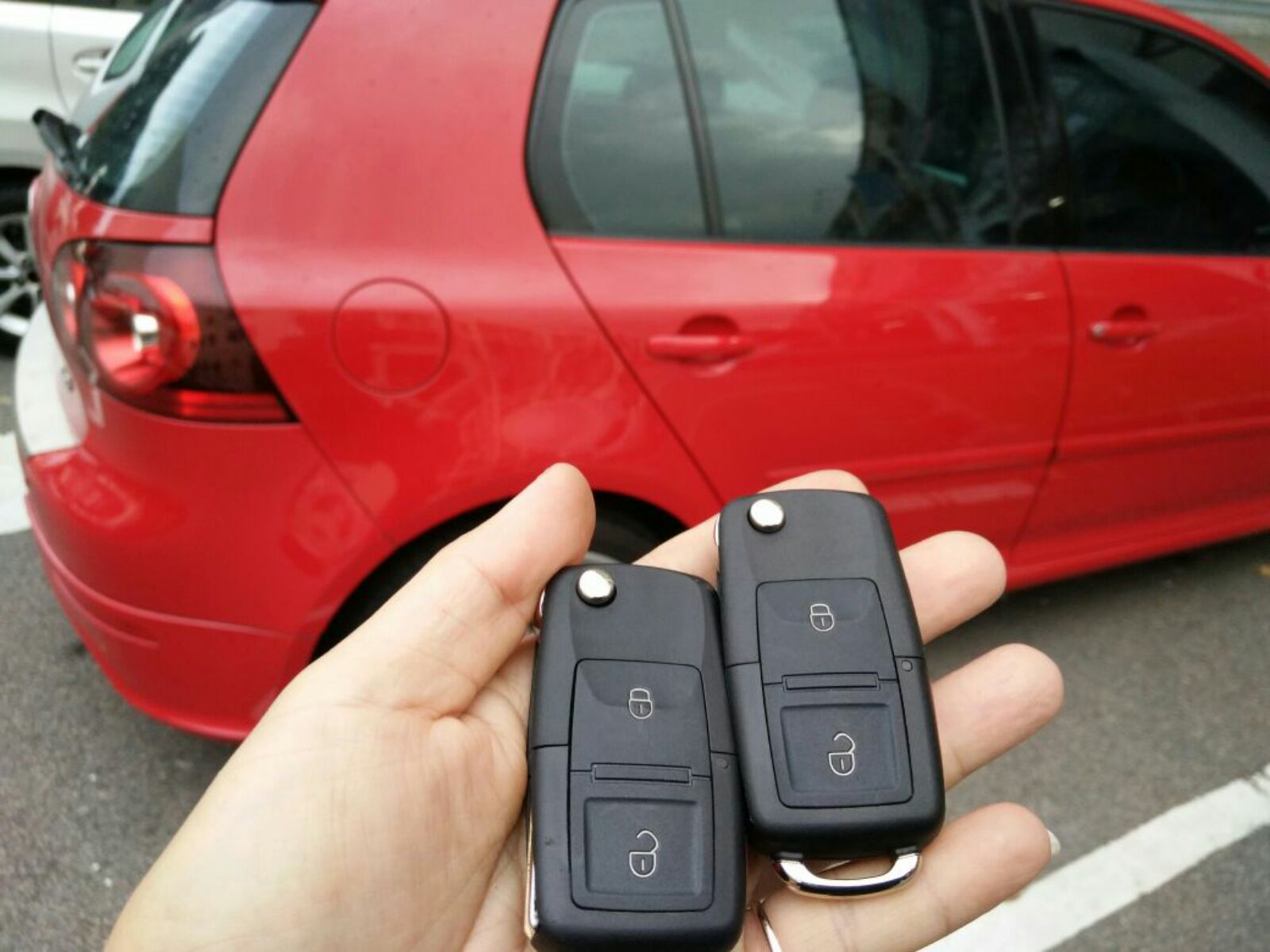 Volkswagen Golf R32, All Key Lost, Job Done