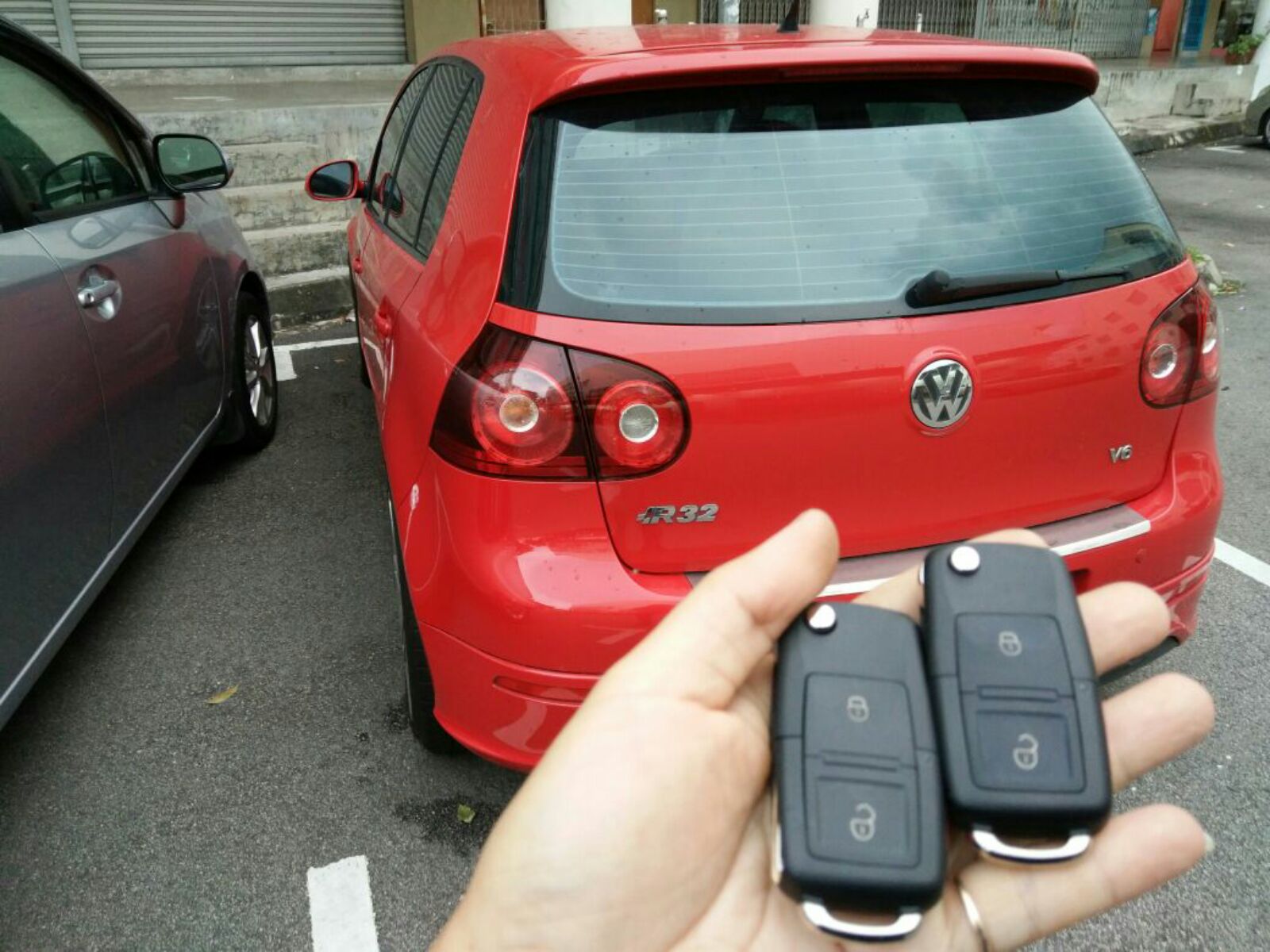 Volkswagen Golf R32, All Key Lost, Job Done