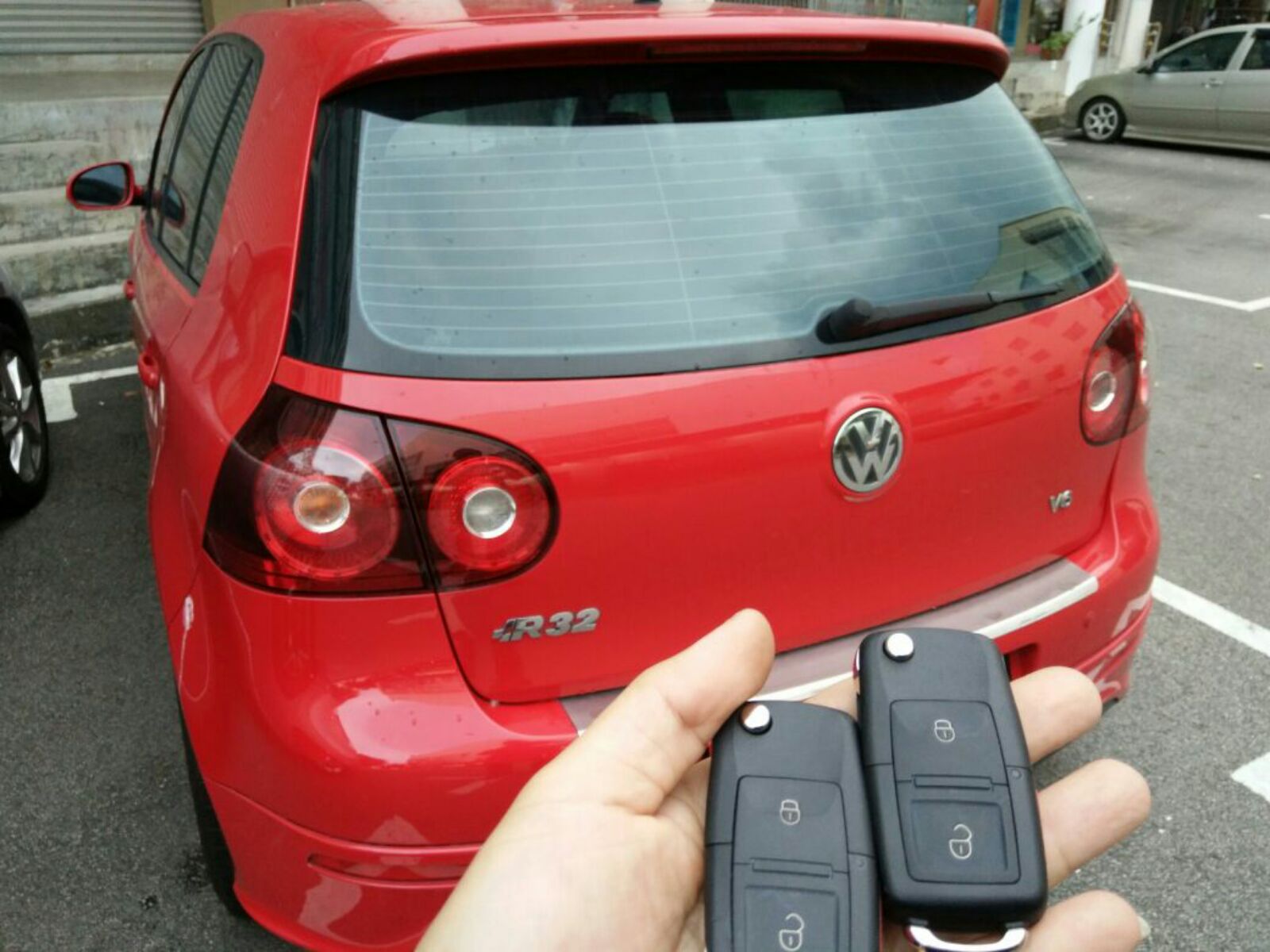 Volkswagen Golf R32, All Key Lost, Job Done