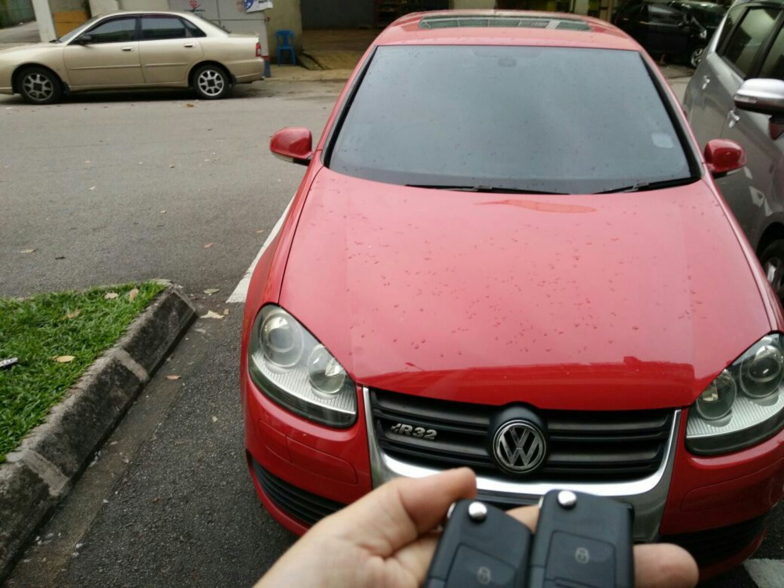 Volkswagen Golf R32, All Key Lost, Job Done