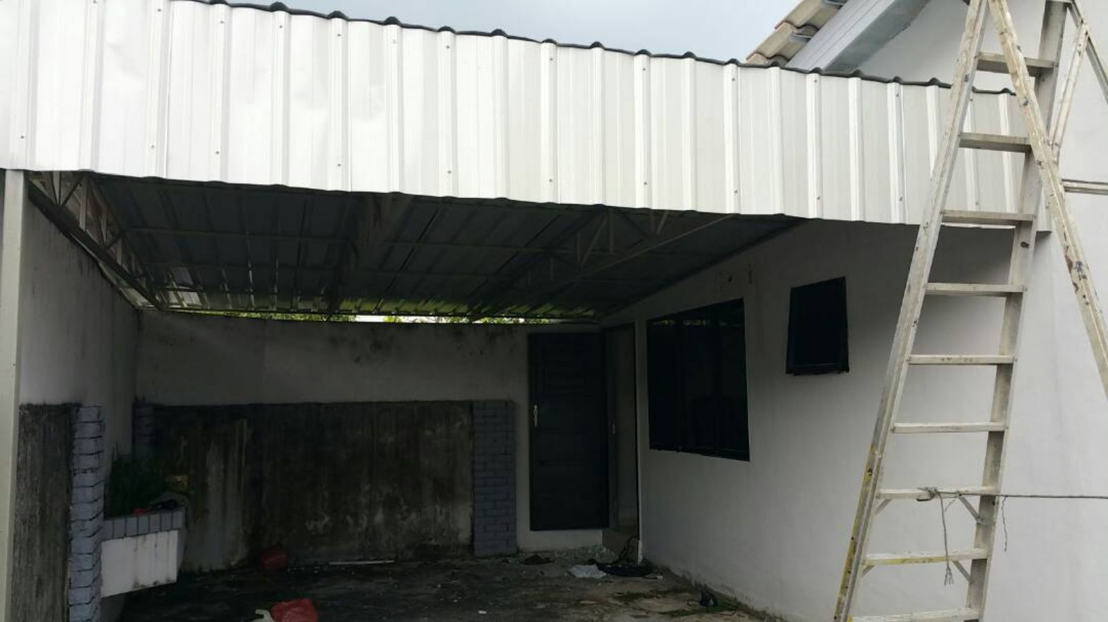Installation Awning At Tmn Sentosa