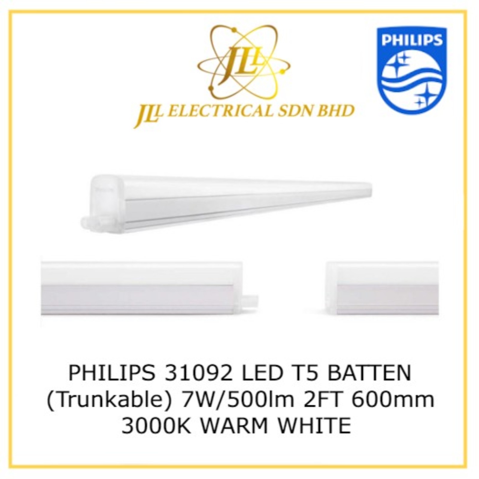 PHILIPS 31092 7W/500LM 2FT 600MM TRUNKABLE LED T5 BATTEN [3K] Selangor ...