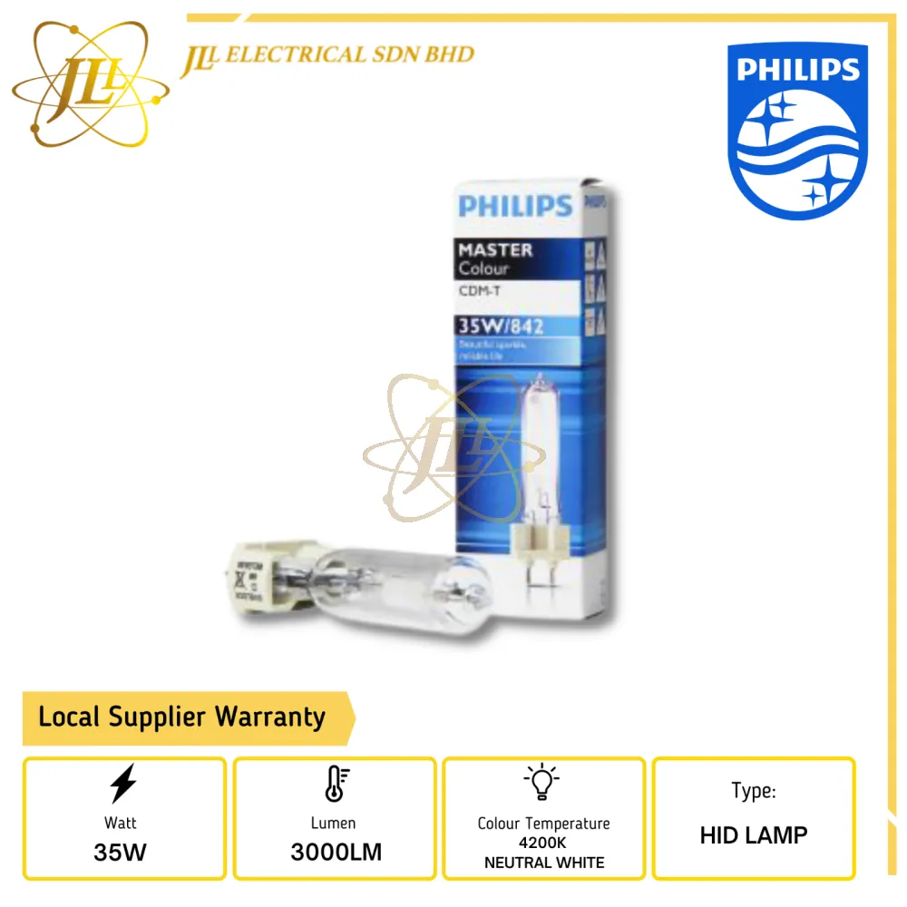 PHILIPS MASTERCOLOUR CDM-T 70W/942 G12 4200K NEUTRAL WHITE PHILIPS MASTERCOLOUR CDM-T 70W/942 G12 4200K NEUTRAL WHITE