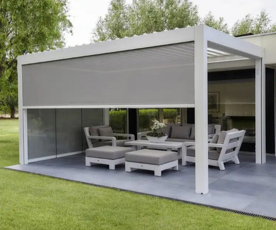 Aluminium Pergola With Zipblinds