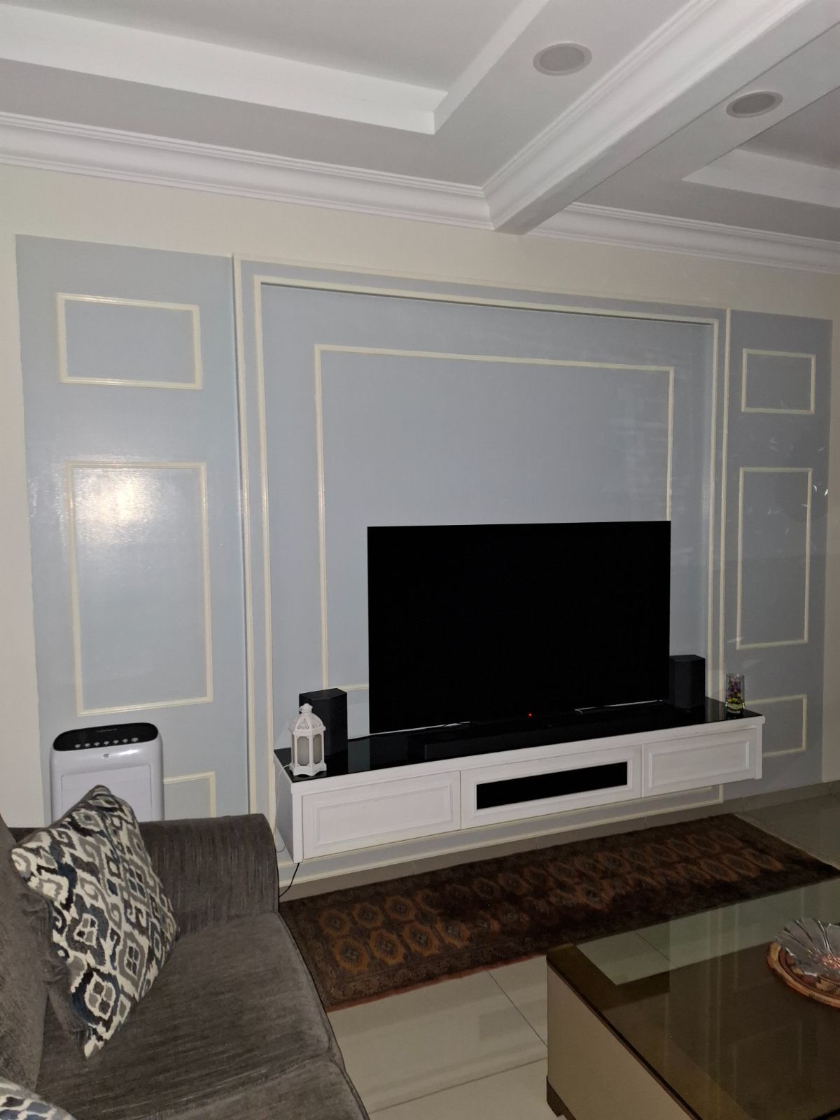 Feature Wall With TV Console 
