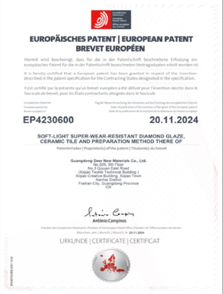 European Patent Core Technology Intellectual Property Protection