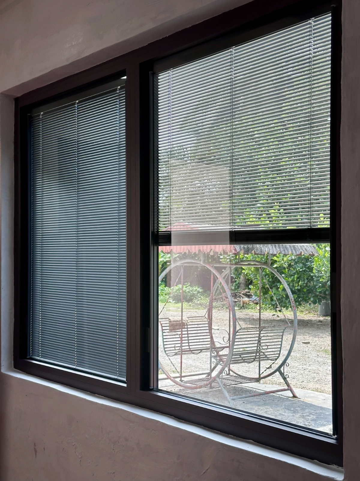 HX50 System Window - Fixed Panel With Built - In Louvers