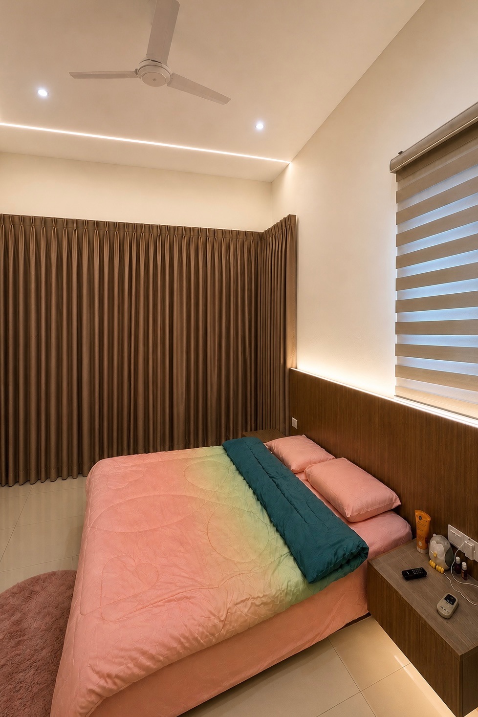 Singapore Pleat Curtain