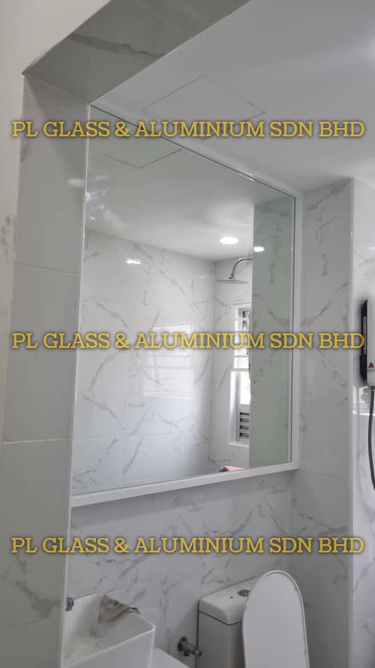 Aluminium Vanity & Glass Mirror