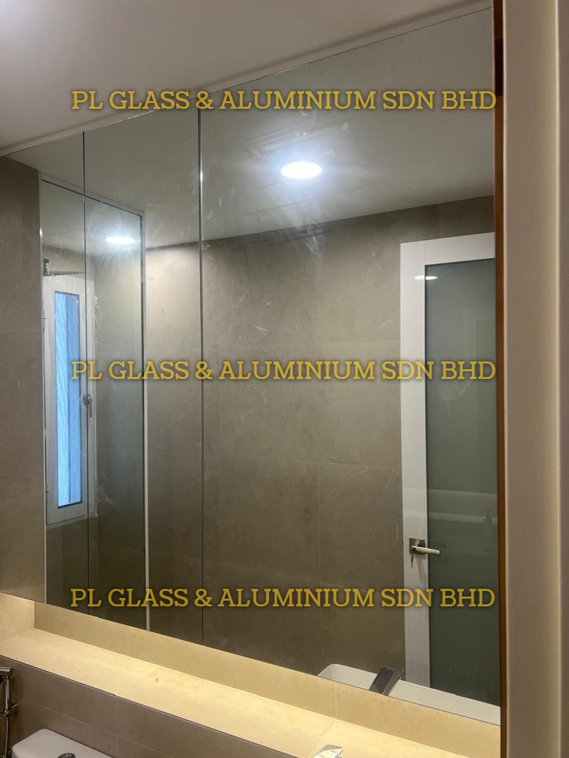Aluminium Vanity & Glass Mirror