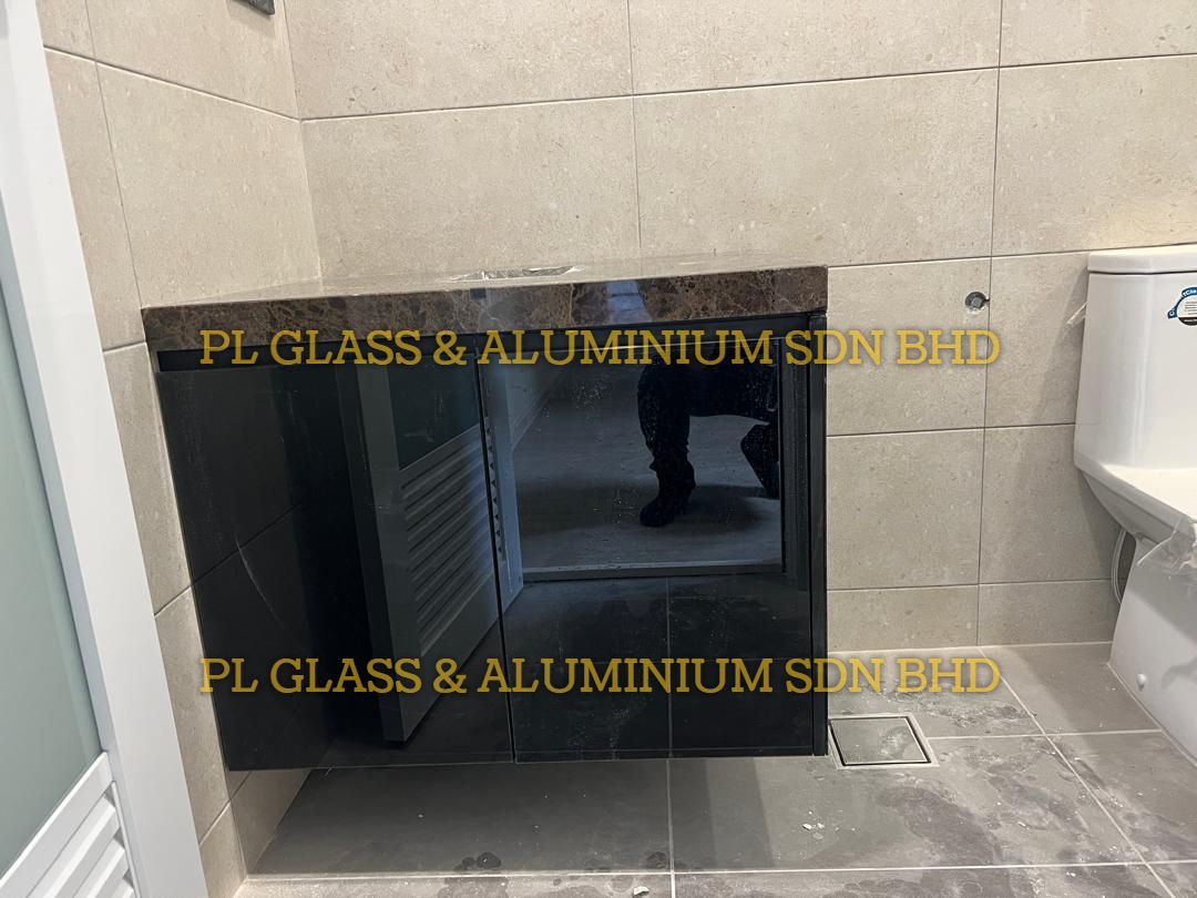 Aluminium Vanity & Glass Mirror