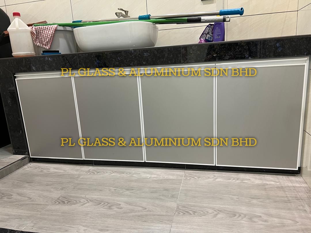 Aluminium Vanity & Glass Mirror