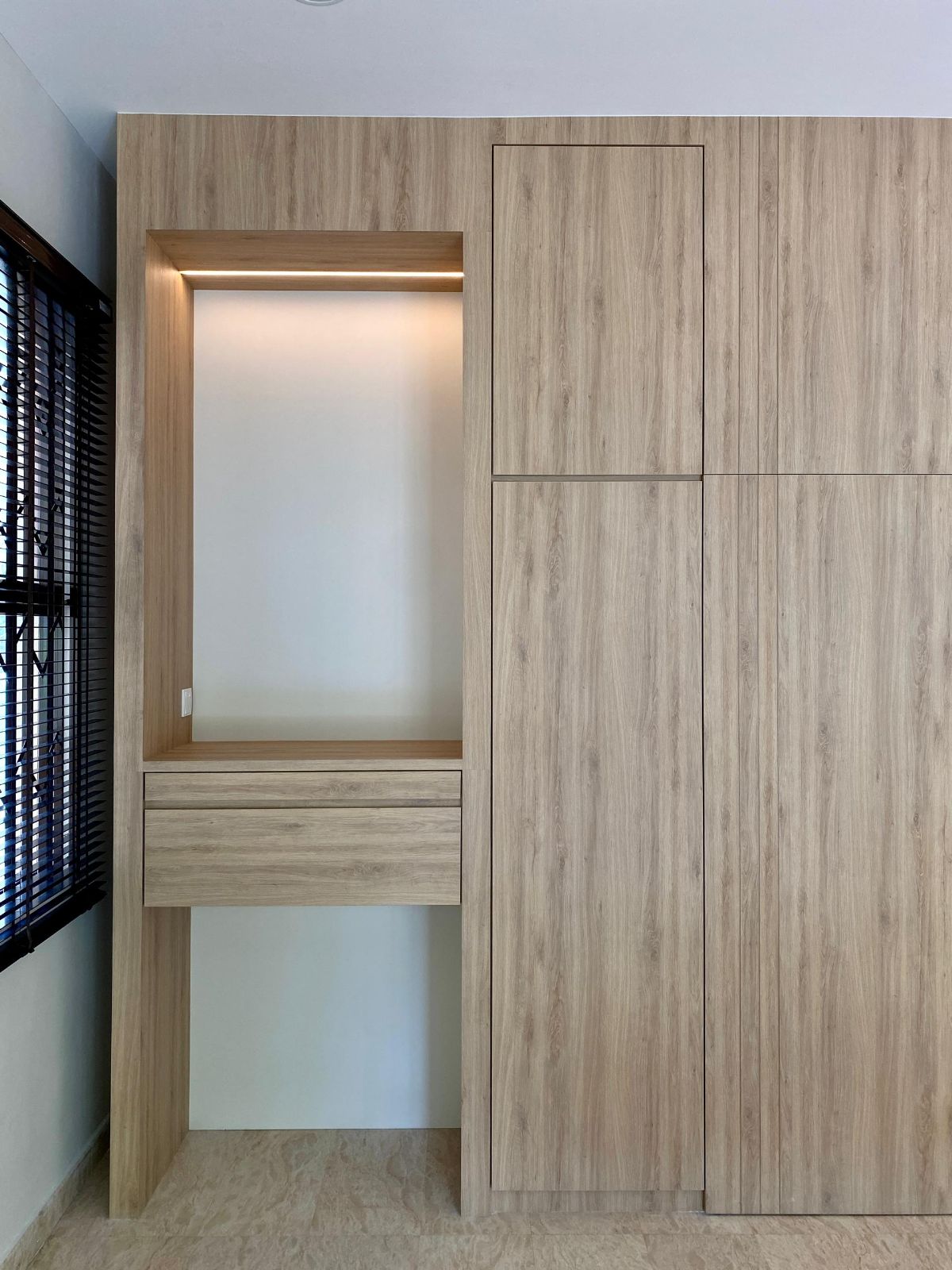 Living room design - altar cabinet