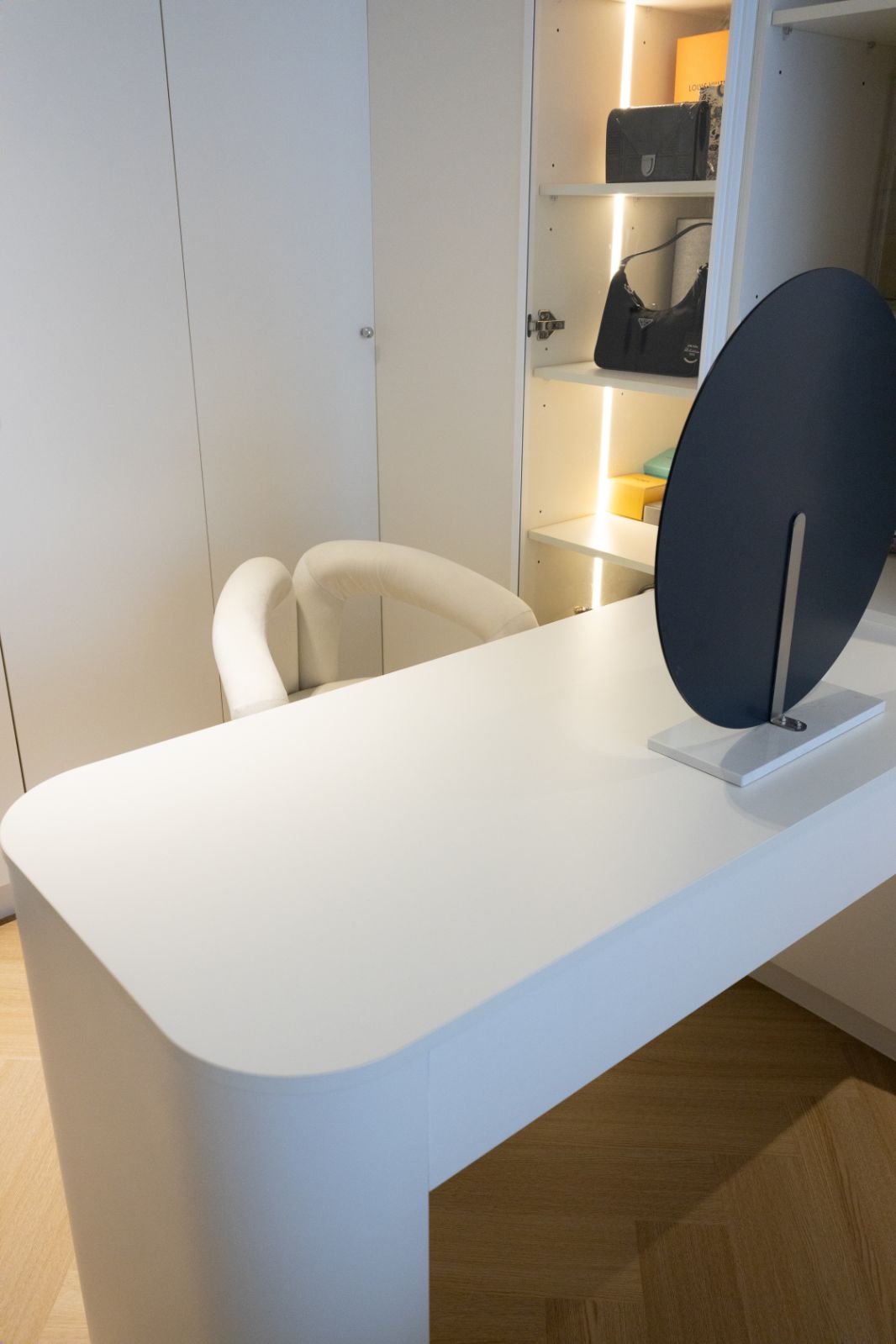 Custom Built-In Vanity Table And Wardrobe Integration In Klang Valley