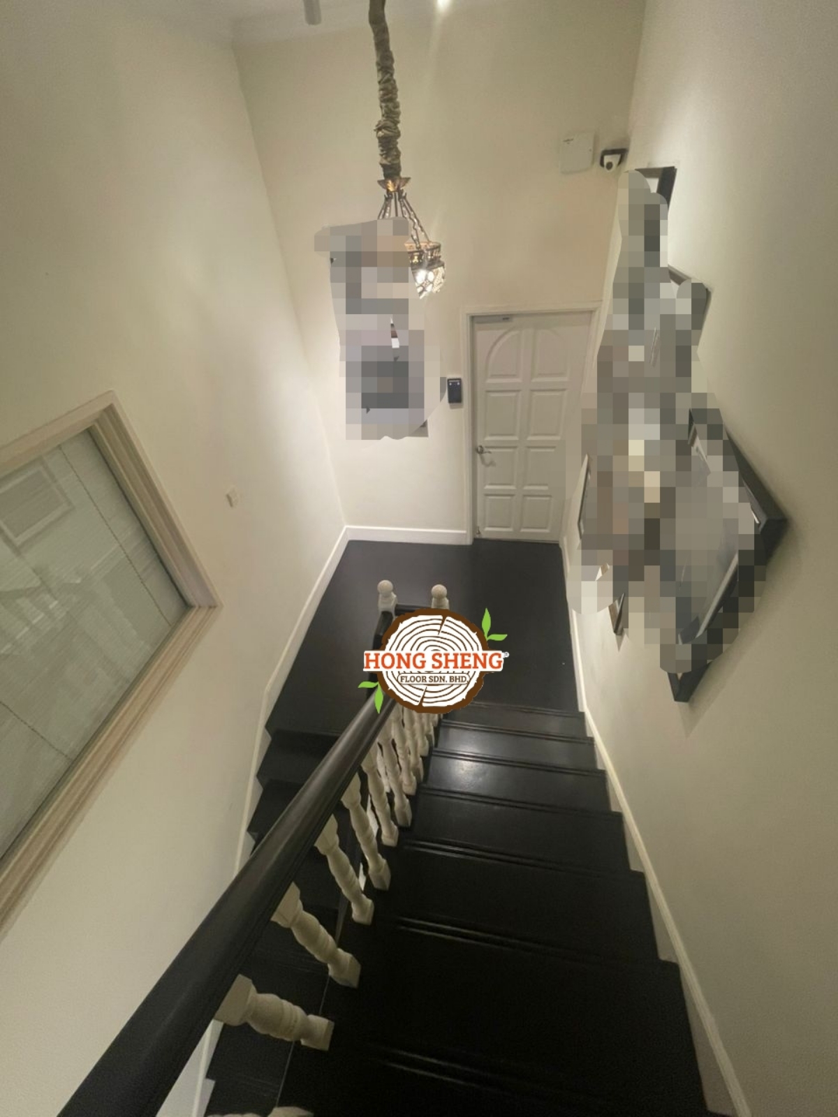 Wooden Floor Refurbished With Color Coating @ Kuala Lumpur & Selangor Area 
