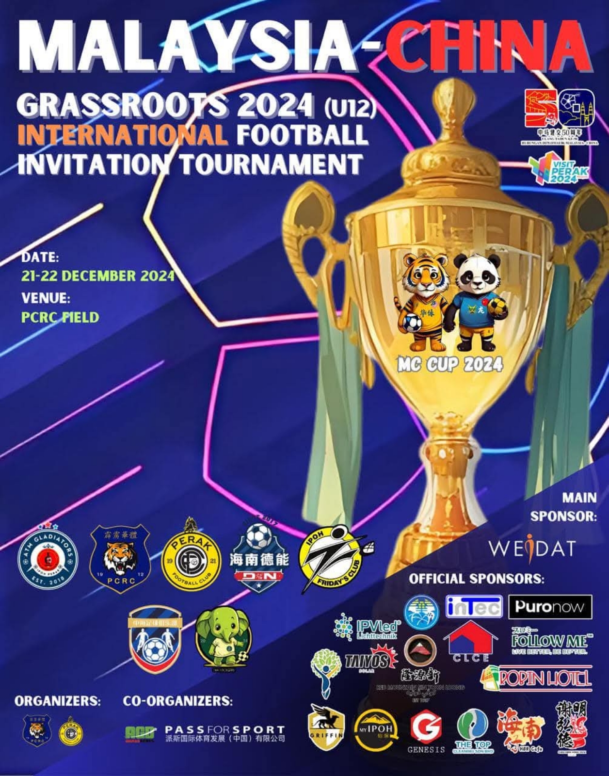 Support The Development Of Youth Football And Help Set Your Dreams On Foot!
It Is A Great Honor To Receive A Certificate Of Appreciation And A Commemorative Medal Presented By The Organizing Committee In Recognition Of Teck Seng Hin Electric Co. Sdn. Bhd. (Deshengxing) And TAIYOS SOLAR's Support And Sponsorship Of The 2024 Malaysia-China Youth International Football Invitational (U12).
We Have Always Believed That In Addition To Creating Value, Companies Also Bear The Responsibility Of Giving Back To Society. It Is Our Honor To Contribute To The Development Of Youth Sports And To Witness Children Sweating And Pursuing Their Dreams On The Football Field.