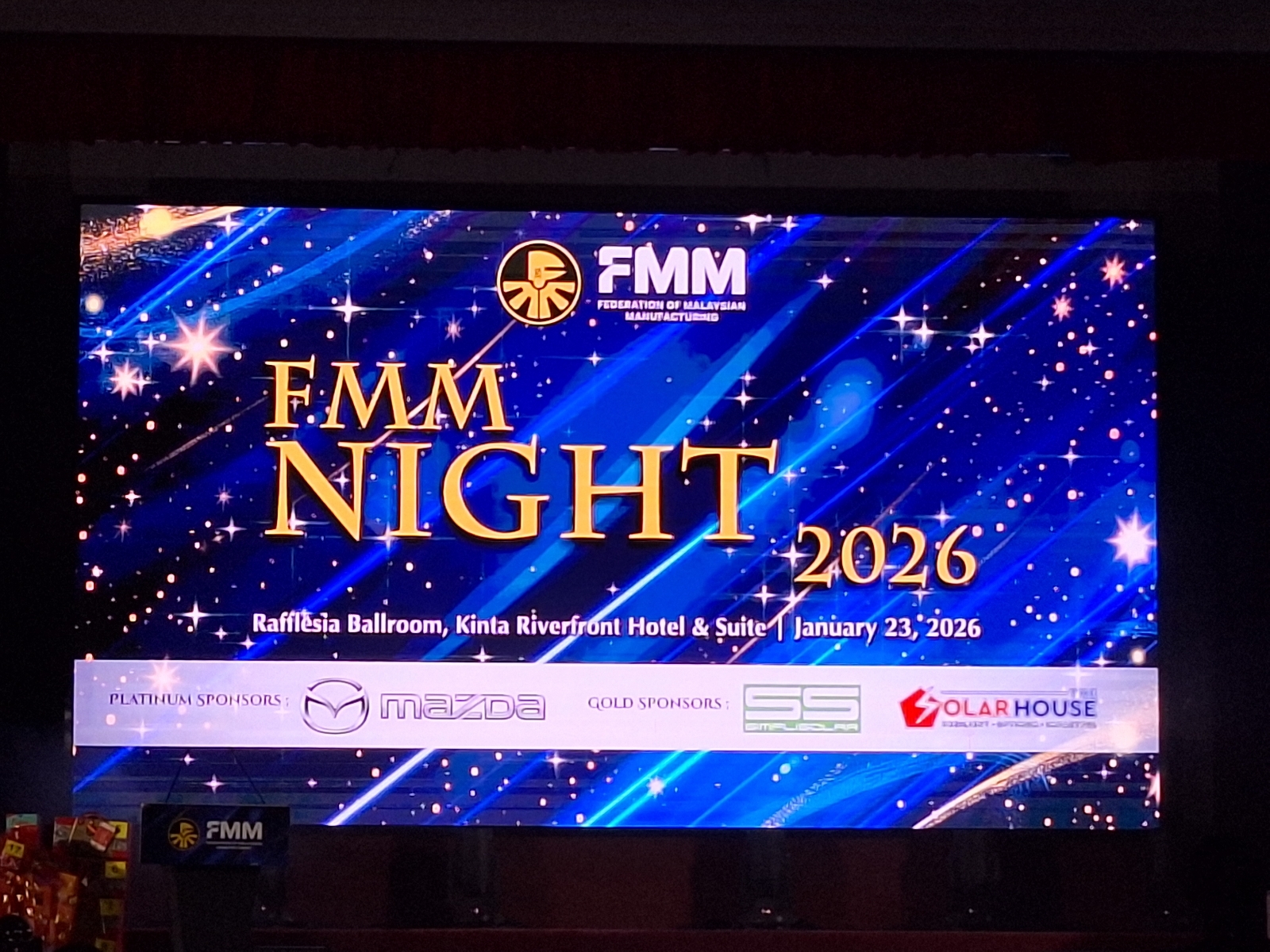 'FMM Night 2026'

Federation Of Malaysian Manufacturing (FMM) Perak Branch - Friday, 23 January, 2026 Rafflesia Ballroom, Kinta Riverfront Hotel & Suites, Ipoh, Perak