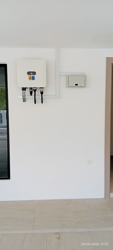Solar System 8.68 KWp @ Bukit Banyan