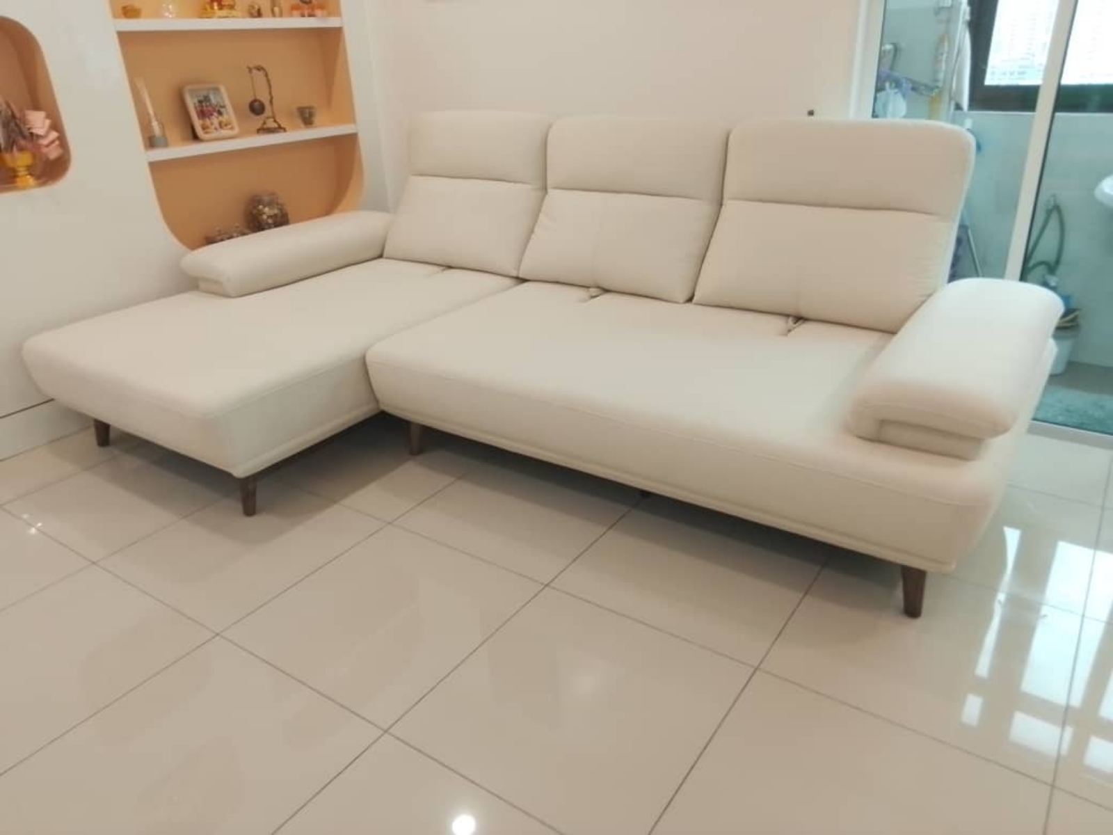 Thanks for Customer From Jelutong Penang With Order Model Eames Push-Back Sofa Colour Beige 
