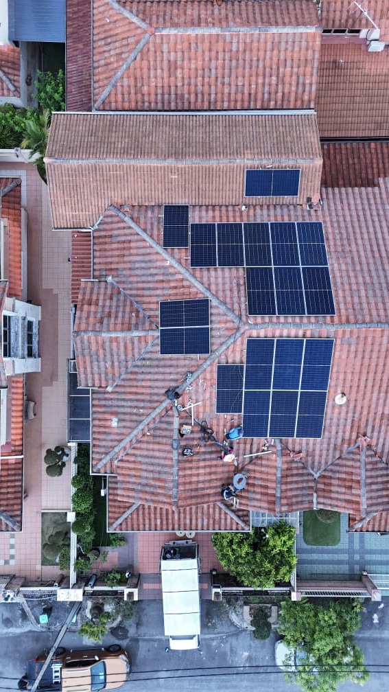 Solar System 11.78 KWp @ Bandar Laguna Merbok