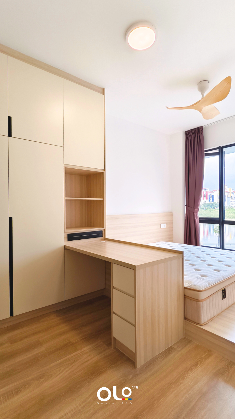 Tatami Bedroom With Built-In Cabinet