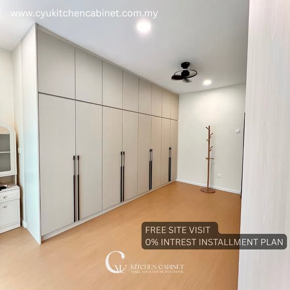 Melamine Swing Door Wardrobe @ Klang