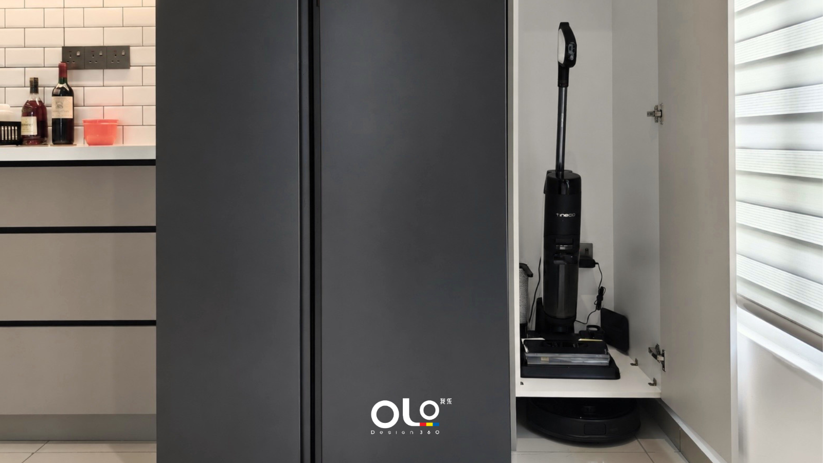 Hidden Vacuum Storage Cabinet