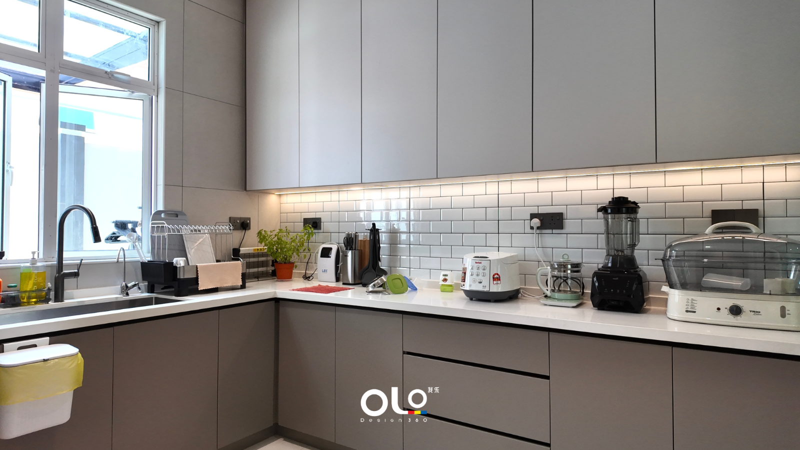 Wet Kitchen Cabinet with Sink