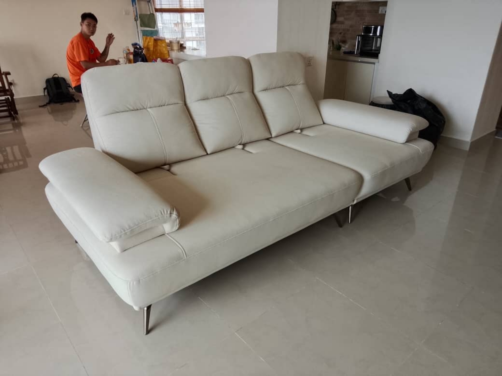Thanks for Customer From Butterworth Penang With Order Model Eames Push-Back Sofa Colour Beige 