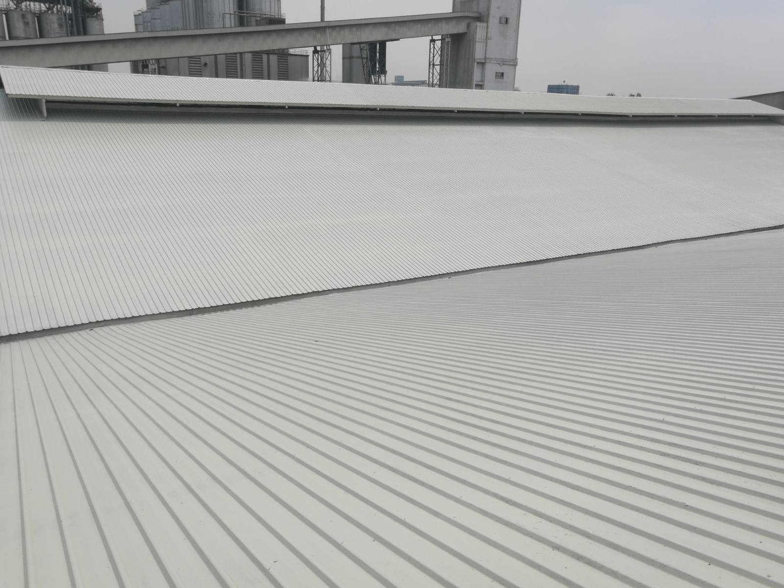 Roof Coating Work Completed