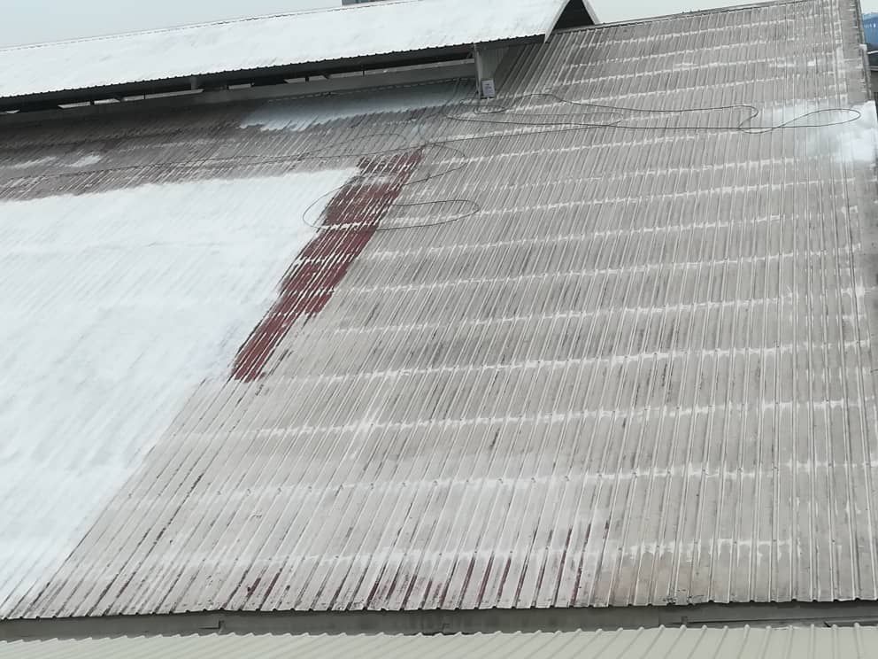 Apply One Coat Of Rust Inhibitive Primer By Airless Spray Over The Entire Metal Roof Prior Application Of Protective Coating