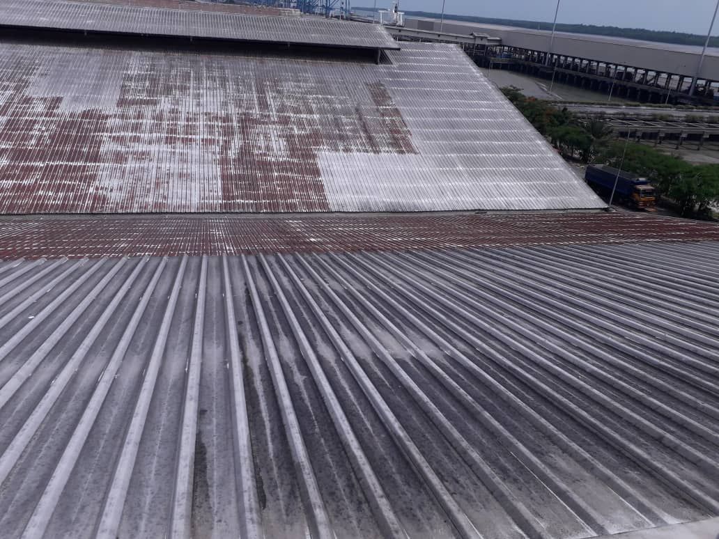 Condition Of Existing Corroded Metal Roof